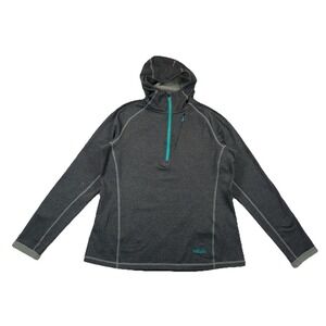 Rab Women's Size 14 Nucleus Hoody Full Zip Gray & Teal